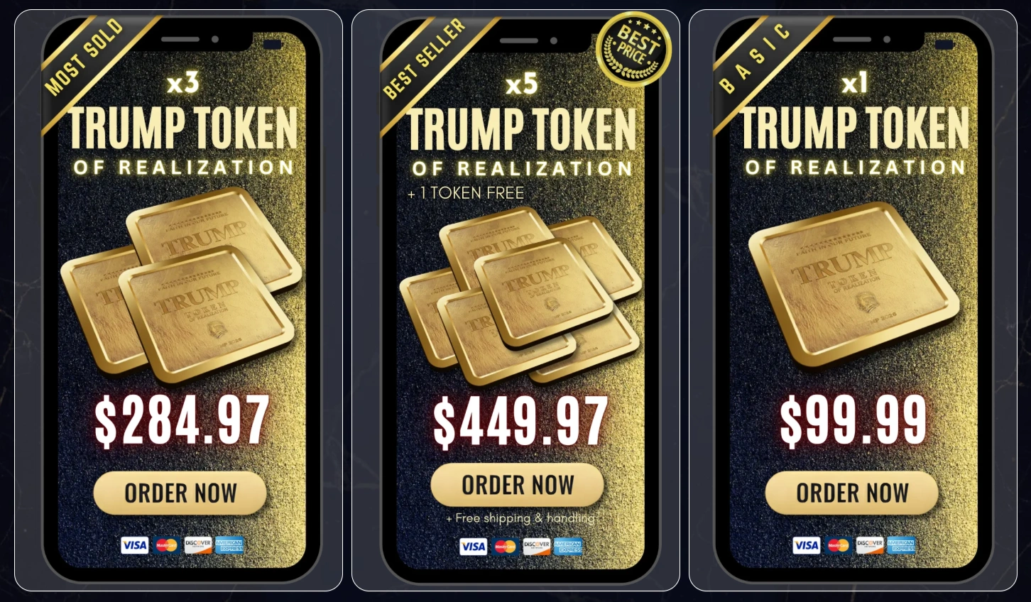 Trump Token Of Realization price